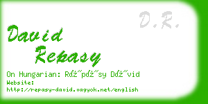 david repasy business card